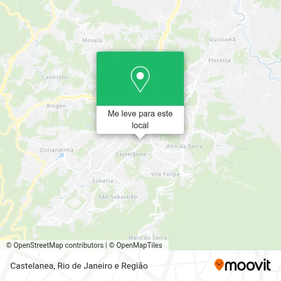 Castelanea mapa