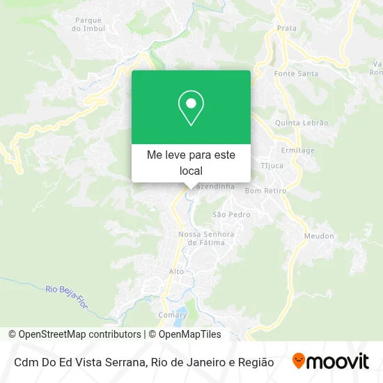 Cdm Do Ed Vista Serrana mapa