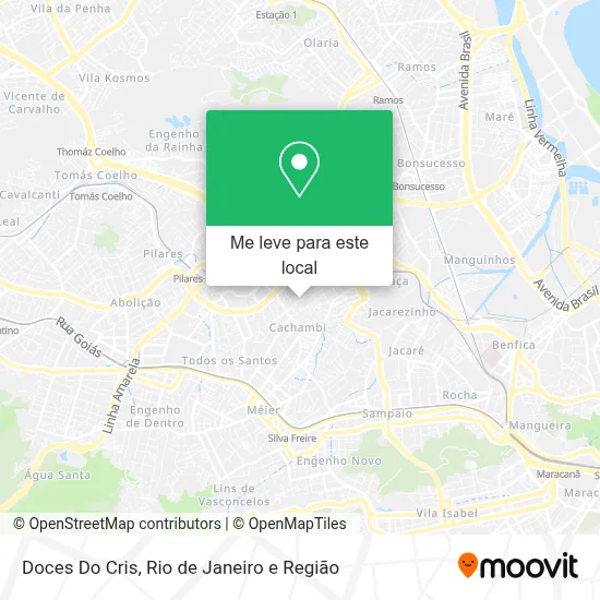 Doces Do Cris mapa