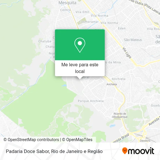 Padaria Doce Sabor mapa