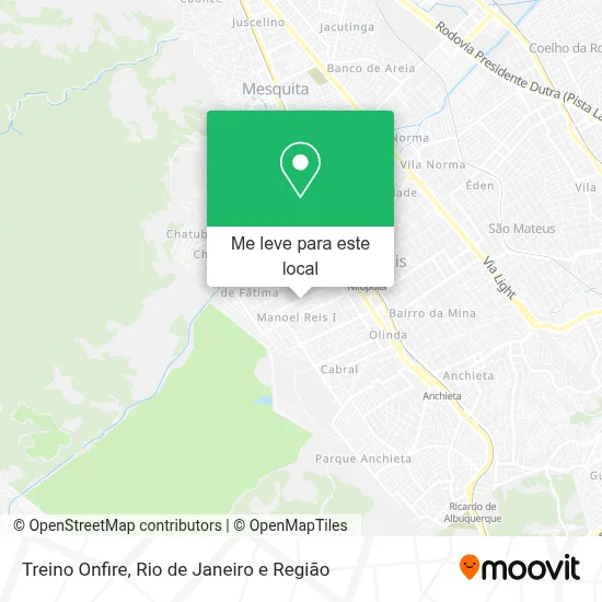 Treino Onfire mapa