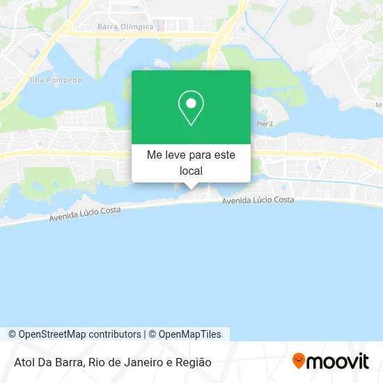 Atol Da Barra mapa