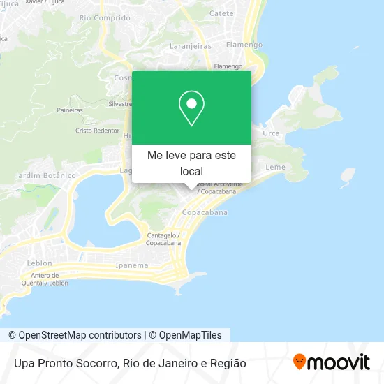 Upa Pronto Socorro mapa