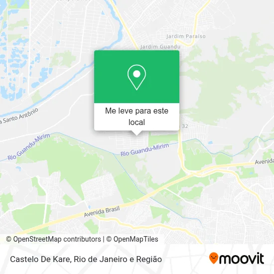 Castelo De Kare mapa