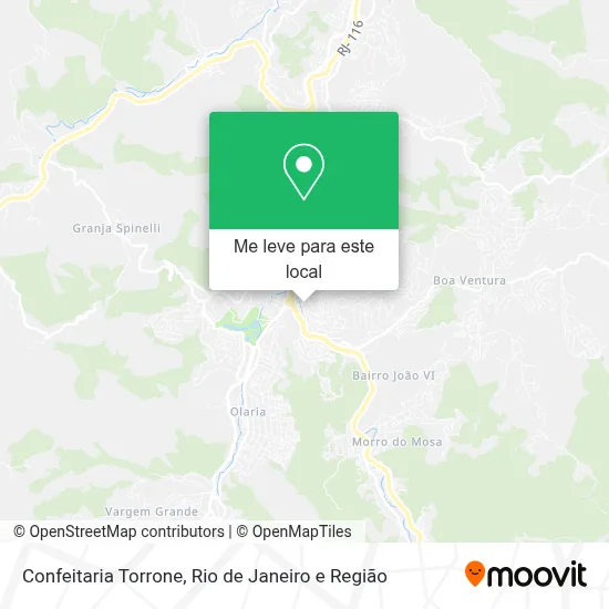 Confeitaria Torrone mapa