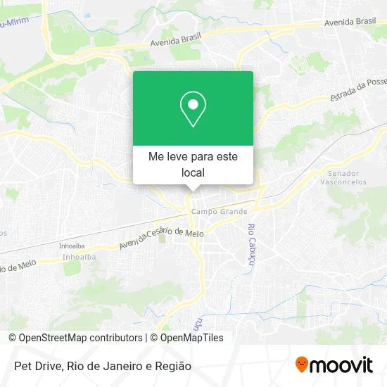 Pet Drive mapa