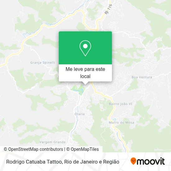 Rodrigo Catuaba Tattoo mapa