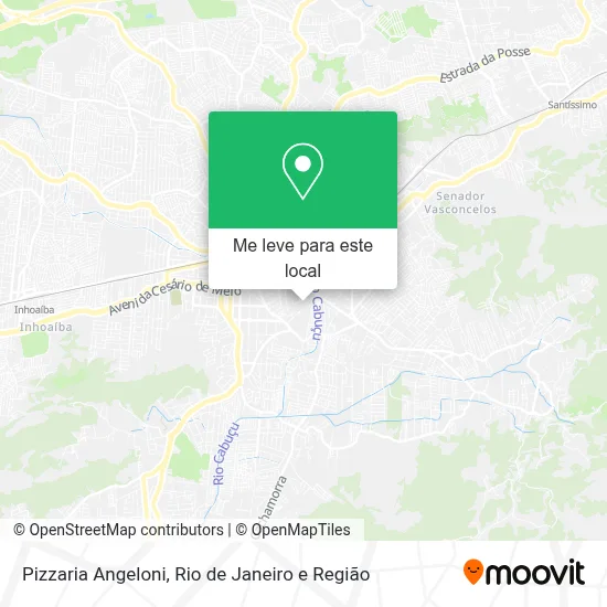 Pizzaria Angeloni mapa