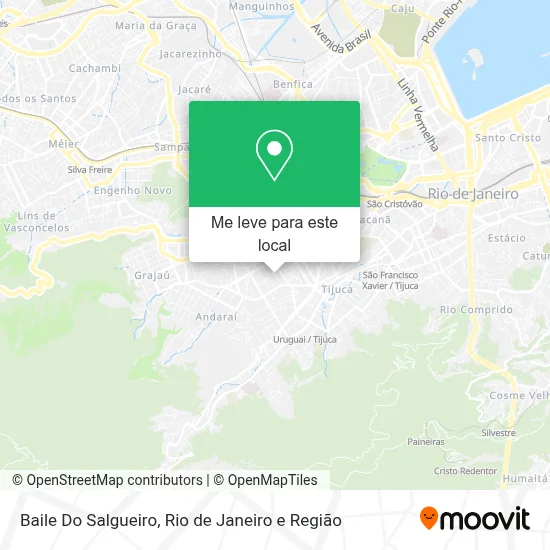 Baile Do Salgueiro mapa