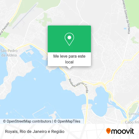 Royals mapa