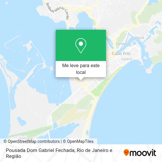 Pousada Dom Gabriel Fechada mapa