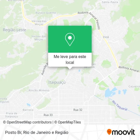 Posto Br mapa