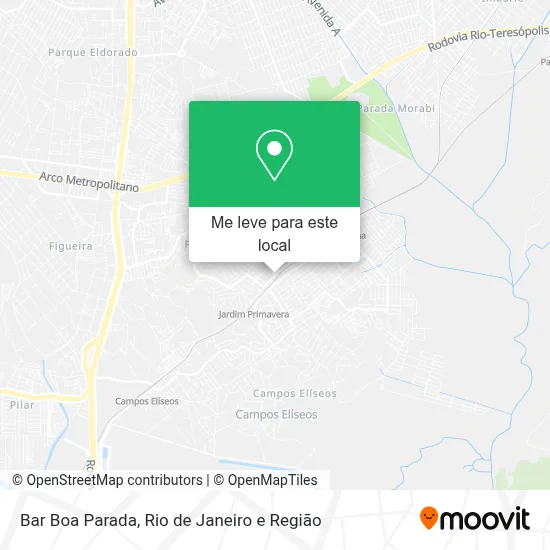 Bar Boa Parada mapa