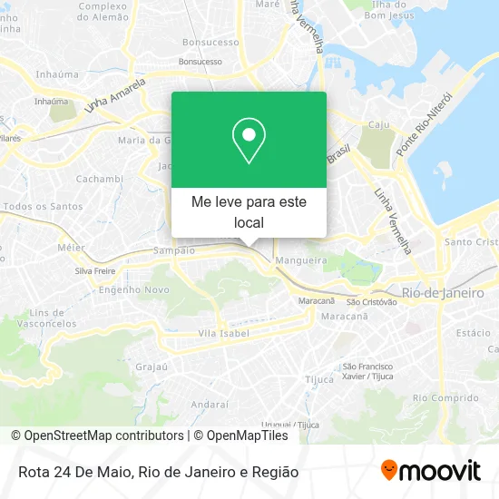 Rota 24 De Maio mapa