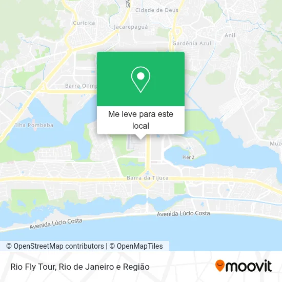 Rio Fly Tour mapa