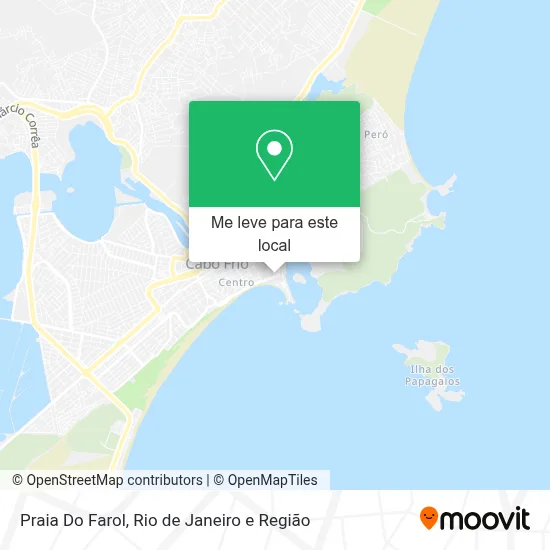 Praia Do Farol mapa