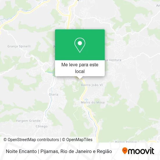 Noite Encanto | Pijamas mapa