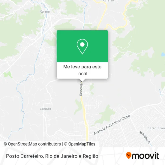Posto Carreteiro mapa