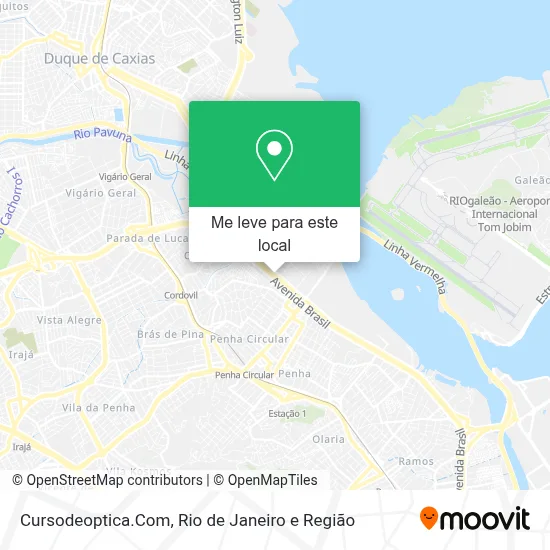 Cursodeoptica.Com mapa