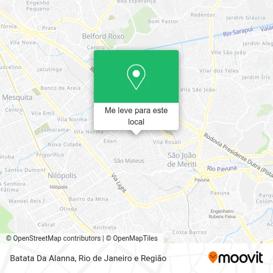 Batata Da Alanna mapa