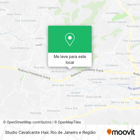 Studio Cavalcante Hair mapa