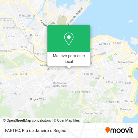 FAETEC mapa