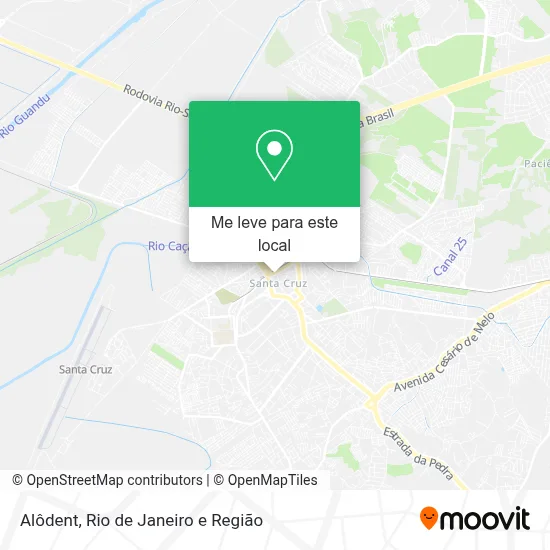 Alôdent mapa