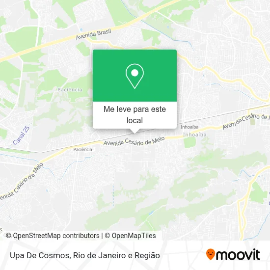 Upa De Cosmos mapa