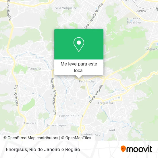 Energisus mapa