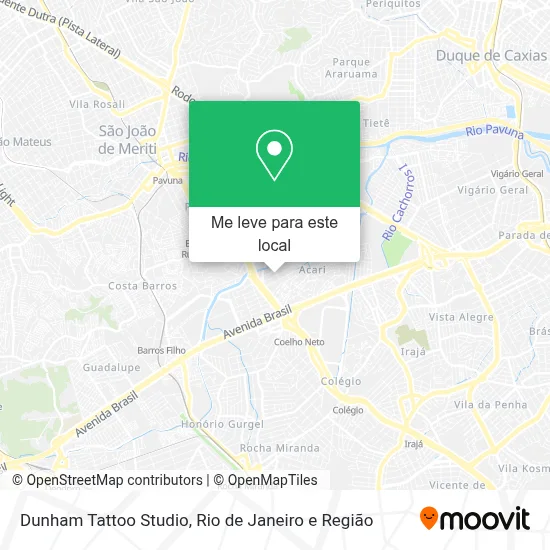 Dunham Tattoo Studio mapa