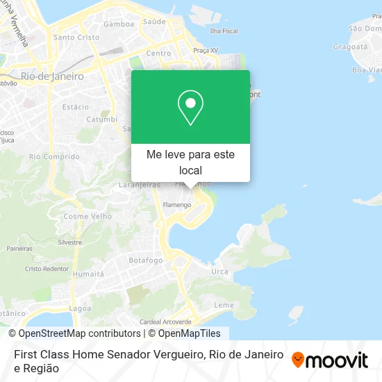 First Class Home Senador Vergueiro mapa