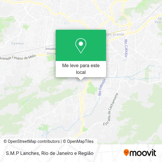S.M.P Lanches mapa