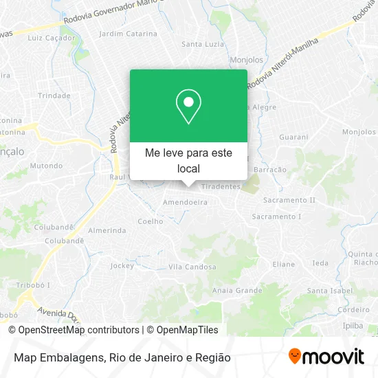 Map Embalagens mapa