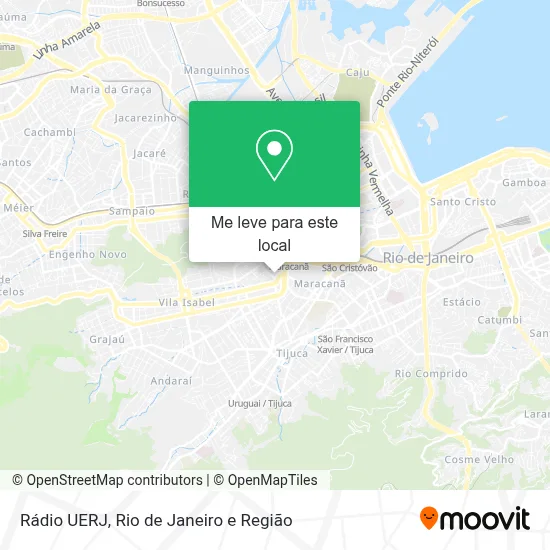 Rádio UERJ mapa