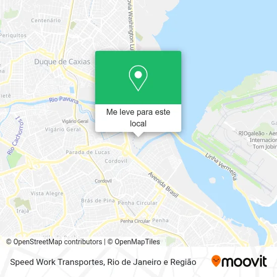 Speed Work Transportes mapa