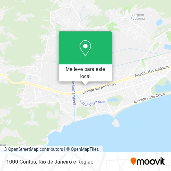 1000 Contas mapa
