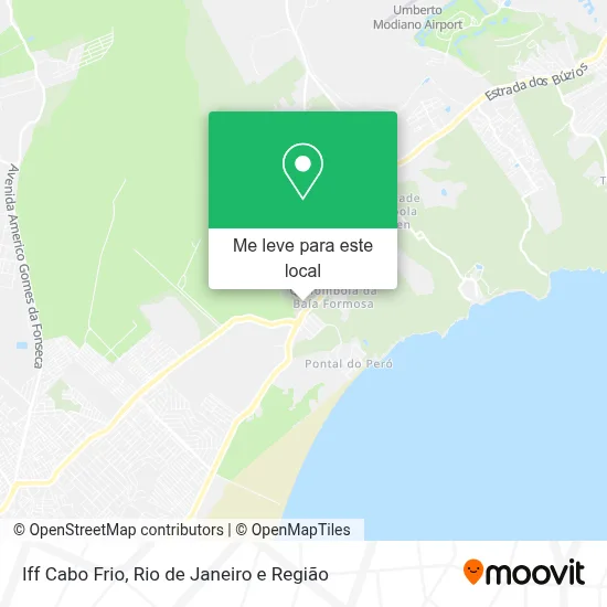 Iff Cabo Frio mapa
