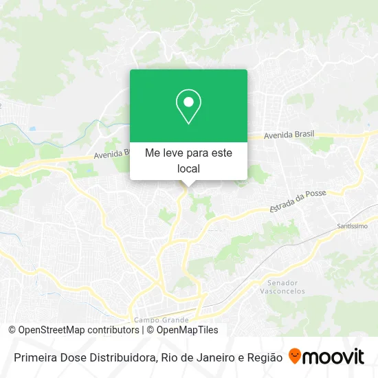 Primeira Dose Distribuidora mapa