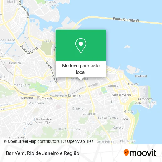 Bar Vem mapa