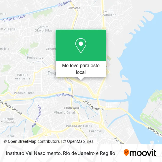 Instituto Val Nascimento mapa