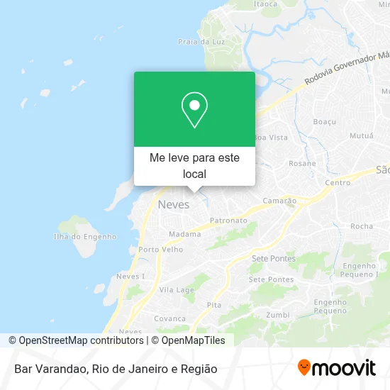 Bar Varandao mapa