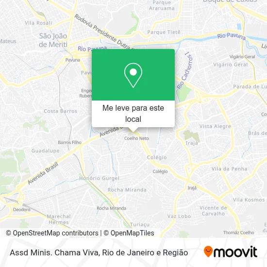 Assd Minis. Chama Viva mapa