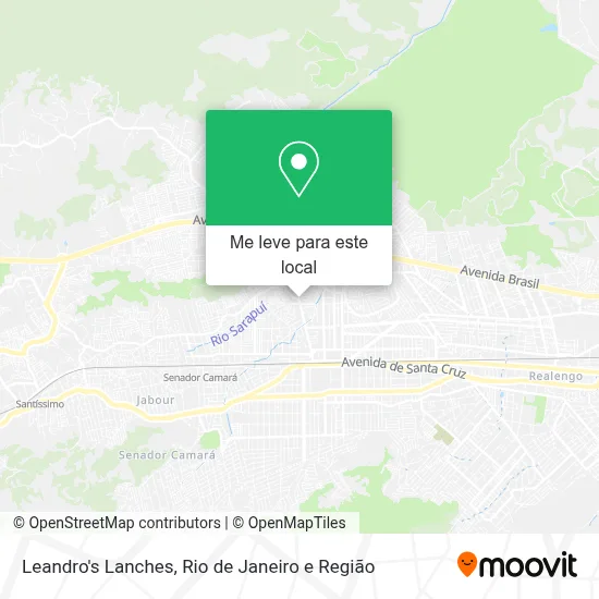 Leandro's Lanches mapa