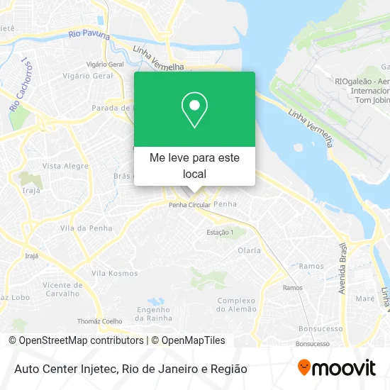 Auto Center Injetec mapa