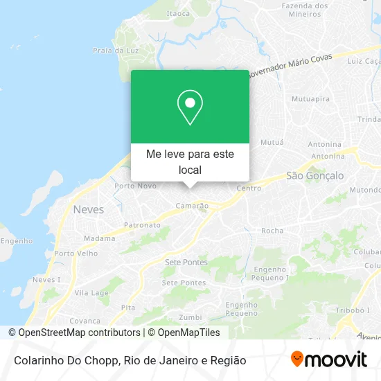 Colarinho Do Chopp mapa