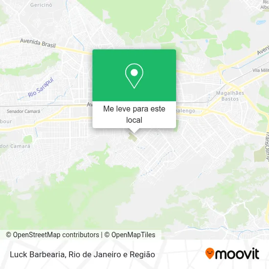 Luck Barbearia mapa