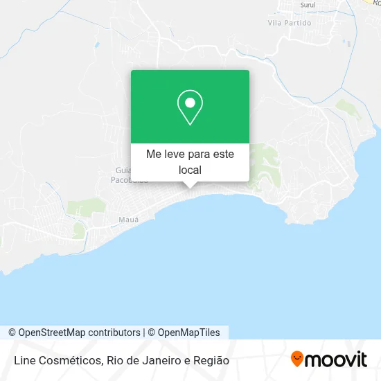 Line Cosméticos mapa