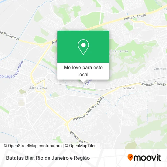 Batatas Bier mapa