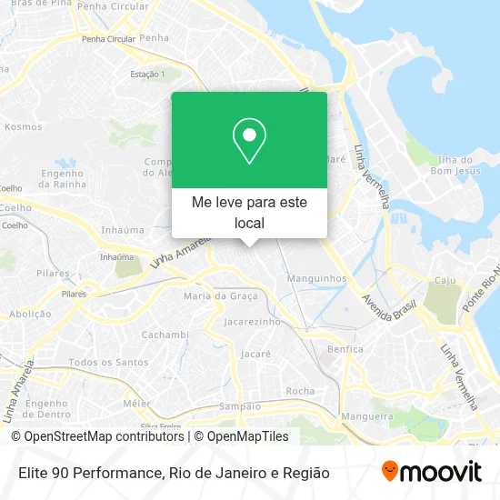 Elite 90 Performance mapa