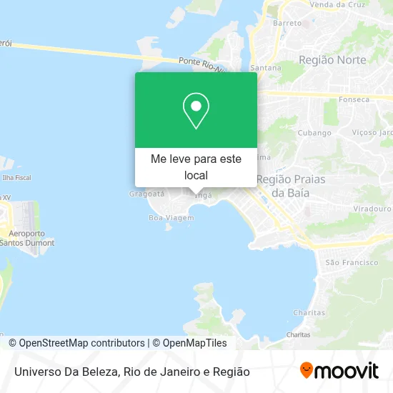 Universo Da Beleza mapa